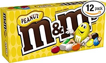 Maní Caramelo De Chocolate Cine Box 3.1 Onzas Box M & M's (p