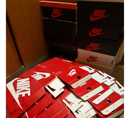 Lote 6 Cajas Nike Roja Para Zapatillas De Reemplazo