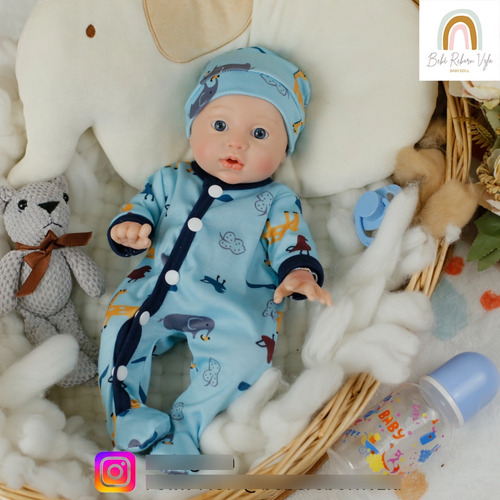 Bebe Reborn Nicholas (100% Silicon) Toma Agua Y Orina