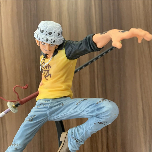 Imagen 2 de 4 de Figura 23 Cm One Piece Dxf Wano Country Trafalgar Law Pirata