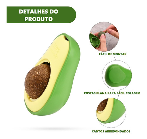 Kit 2 Brinquedos Para Gatos Coçador Escova Canto + Catnip Co Sortida