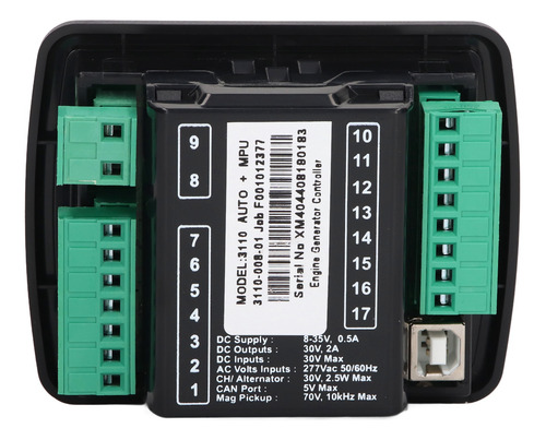 Conjunto De Controlador De Generador, Pantalla Lcd Retroilum