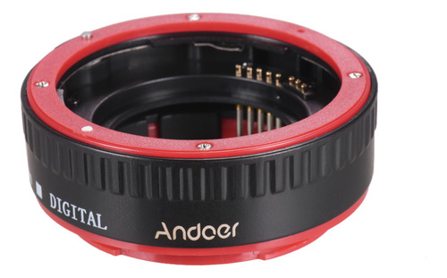 Tubo De Extensão Macro Para 60d 7d Focus Andoer 550d 5d