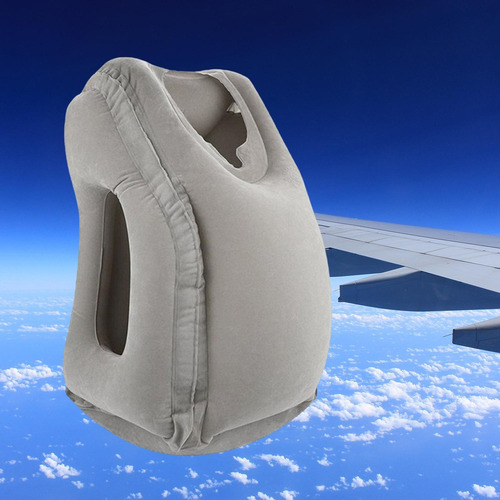 Almohada De Viaje Inflable Multifuncional Soporte Para La