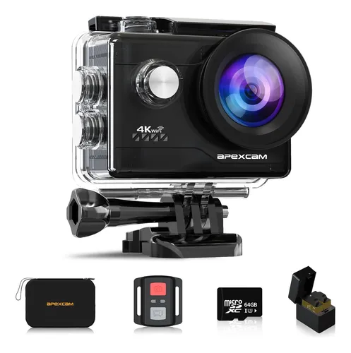 comprar Cámara De Acción Apexcam M80 Air 4k, 20 Mp, Resistente Al Ag