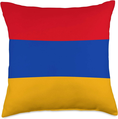 Miftees - Almohada De Bandera De Armenia, 17.7 X 17.7 In, Mu