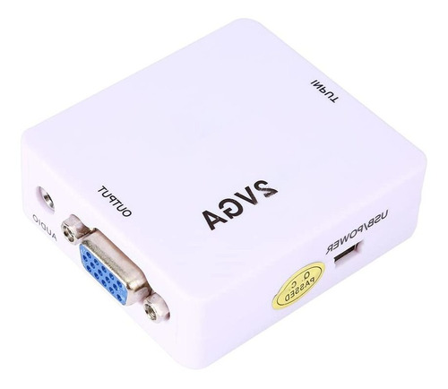 Dauerhaft Mini Convertidor Hdmi2 Vga Adaptador Pactico