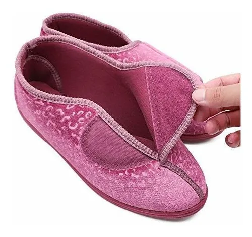 Hotme Women's Cozy Memory Foam Slippers With Adjustable Clos
