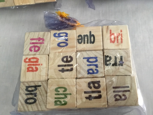 Cubos Interactivos (numeros,letras Y Silabas) En Madera