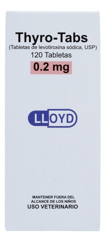Thyro-tabs 0.2mg 120 Tabletas 