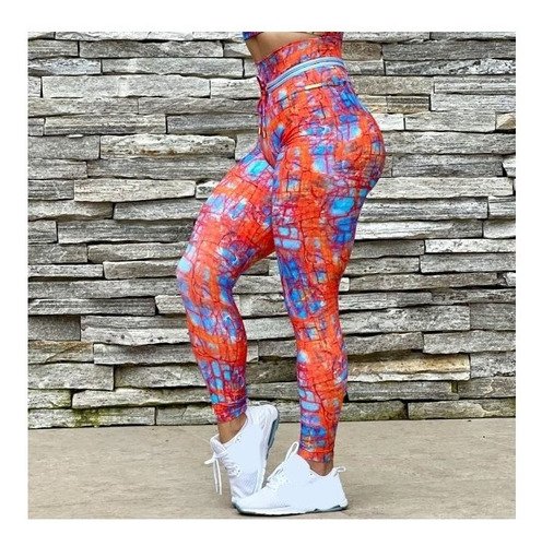 Imagem 4 de 6 de Calça De Ginástica Treino Malhar Legging Empina Bumbum 922