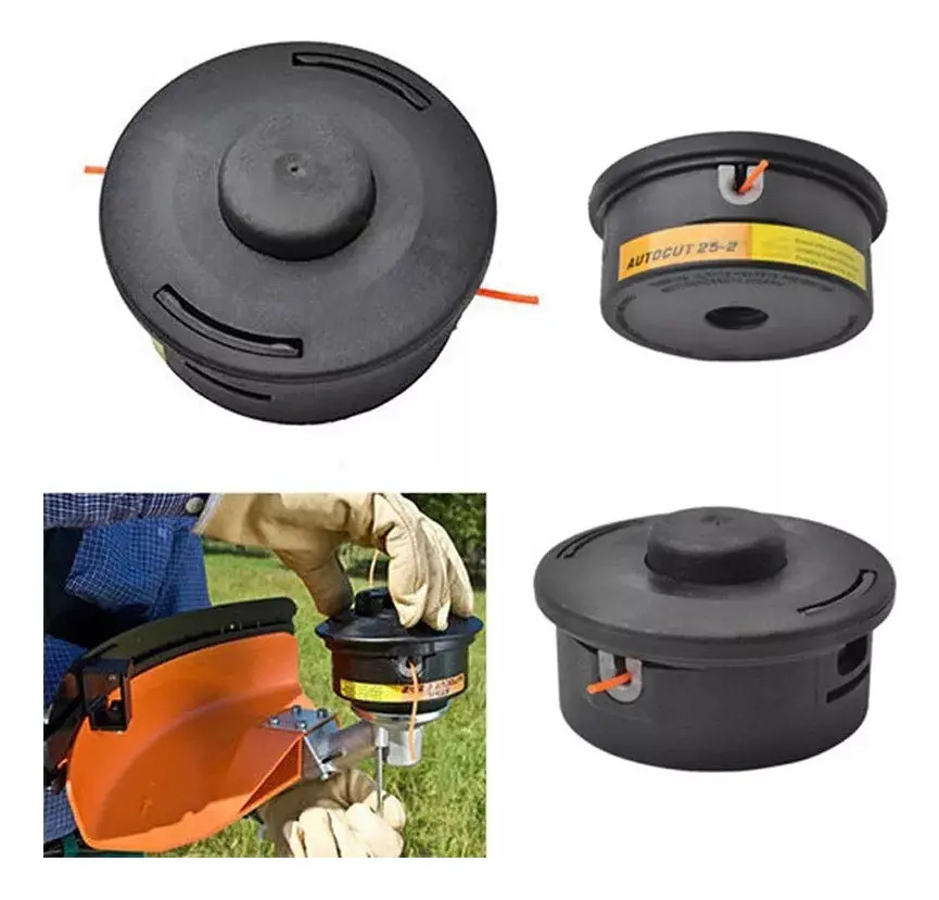Cabezal Porta Nylon Trimmer Desmalezadora Compatible Con Stihl Fs55, Fs85, Fs120, Fs250 Adecuado Para Profesionales Del Paisajismo Y Mantenimiento Que Necesitan Herramientas Fiables Y Duraderas