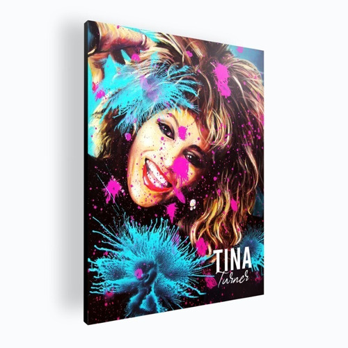 Cuadro Decorativo Moderno Mural Poster Tina Turner 60x84 Mdf