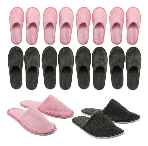 10 Pares De Pantuflas Lavables De Casa Para Invitados, Pantu