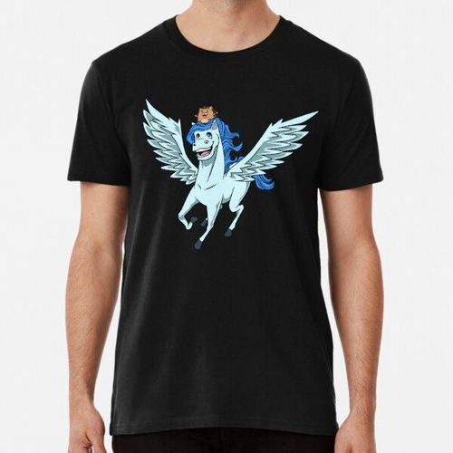 Remera Pequeño Erizo Monta En Pegasus Algodon Premium