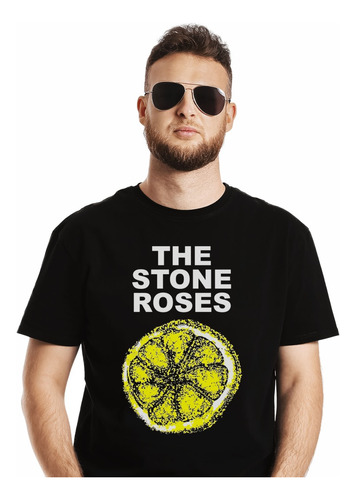 Polera The Stone Roses Lemon Rock Impresión Directa