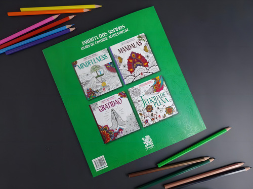Livro Para Colorir Antiestresse Jardim Dos Sonhos - Felicida, De Camelot A. Editora Camelot, Capa Mole Em Português