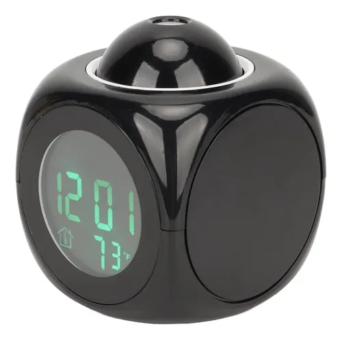 Reloj Digital Despertador Temp Con Luz Led A Pila Sin Gtia