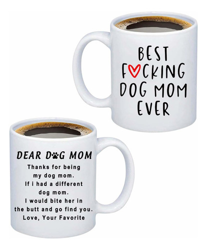 Tgbje Dog Lover Gift Best Dog Mom Ever Mug Dog Mom Mug Do