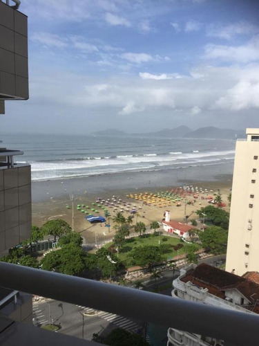 Flat Para Alugar, 43 M² Por R$ 4.000,00/mês - Boqueirão - Santos/sp - Fl0020