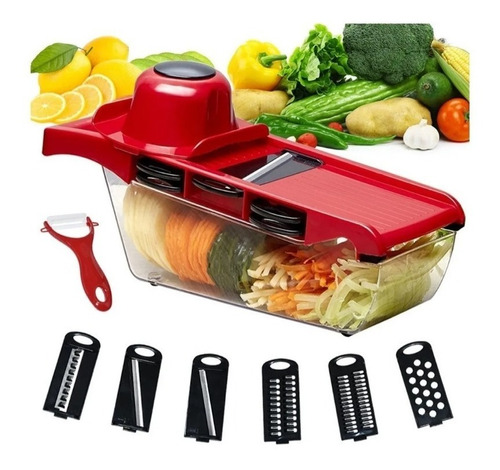 Mandoline Slicer Qcq61 6 In 1 Cortador Verduras Kitchen Envi