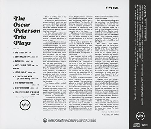 Peterson Oscar Oscar Peterson Trio Plays Oscar Shmcd  Cd