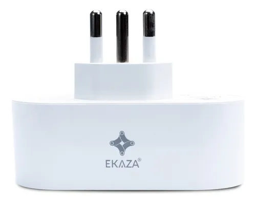 Tomada Inteligente Wifi 20A Pino Grosso Ekaza Medidor De Consumo ...