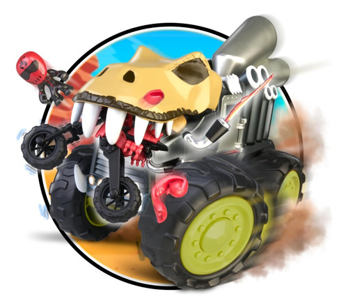 Swap Riders Tuning The Beast Krono Rex Vehiculo 35cm Famosa Krono Rex Gris