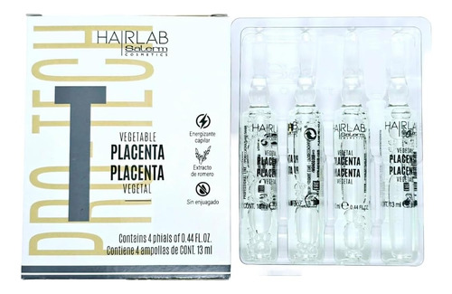 Salerm Ampolla Placenta Vegetal 13 Ml 4pz