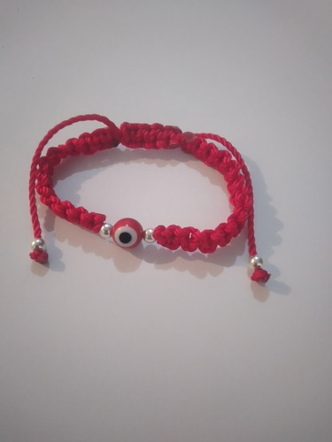 Pulsera Ojo Turco Mal De Ojo Protección Roja Bebé Rojo 10.16 Cm 12.7 Cm