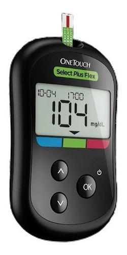 Glucómetro Onetouch Select Plus Flex Negro