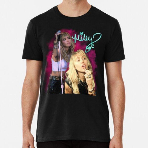 Remera Miley Cyrus Camiseta Retro 90s Algodon Premium