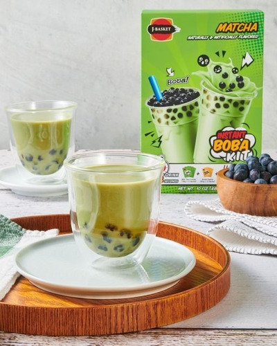 Té J-Basket milk tea en saquitos Matcha 285 g