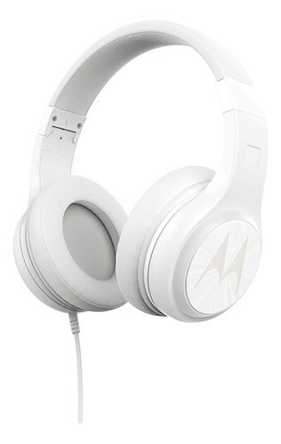 Audífonos Alámbricos Motorola Pulse 120 Diadema Plegables Color Blanco