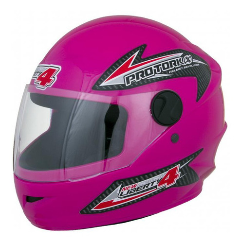 Casco Integral Protork Homologado New Liberty Four Rosa T 60