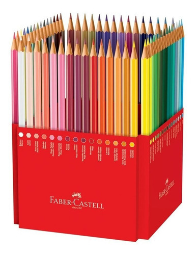 Imagen 2 de 3 de Lápices De Colores Faber Castell Ecolápiz Largos X 60