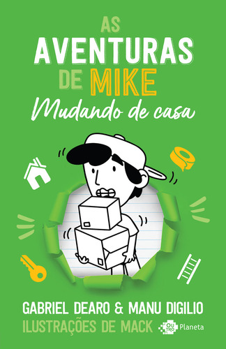 As Aventuras de Mike Volume 3 Mudando de Casa de Manu Digilio e Gabriel Dearo Editora Planeta capa mole em português 2022