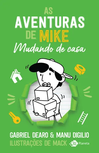 comprar As Aventuras de Mike Volume 3 Mudando de Casa de Manu Digilio e Gabriel Dearo Editora Planeta capa mole em português 2022