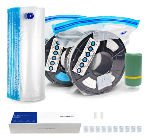 Kit De Bolsas De Almacenamiento De Filamentos 32 Pc Con Bomb