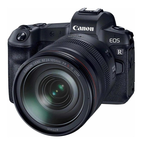 Canon EOS R 24-105mm IS USM Kit mirrorless cor preto