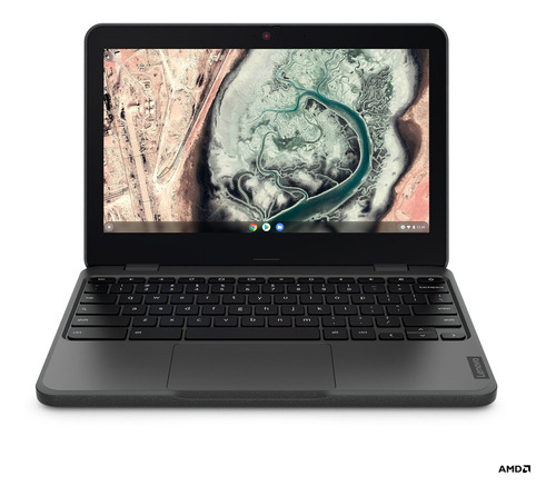 Notebook Lenovo Chromebook 100e Gen2 AST black 11.6", AMD A4 9120C  4GB de RAM 32GB SSD, AMD Radeon R4 (Stoney Ridge) 1366x768px Google Chrome
