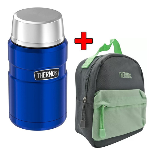 Termo Thermos De Acero Inoxidable Mantiene Frio Y Calor