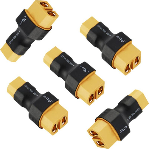 Adaptador Linsyrc Xt30 Macho A Xt60 Hembra (5-pack) Para Rc