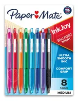 Comprar Boligrafo Paper Mate Mate Inkjoy Ultra Suave Ballpoint 8 Und
