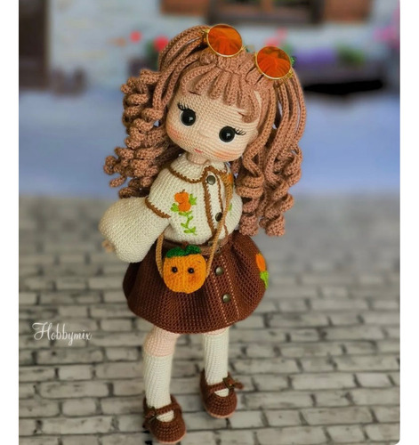 Muñeca Tejida A Crochet Personalizada