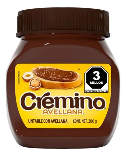 Chocolate Cremino Untable Con Avellana Envase 200g