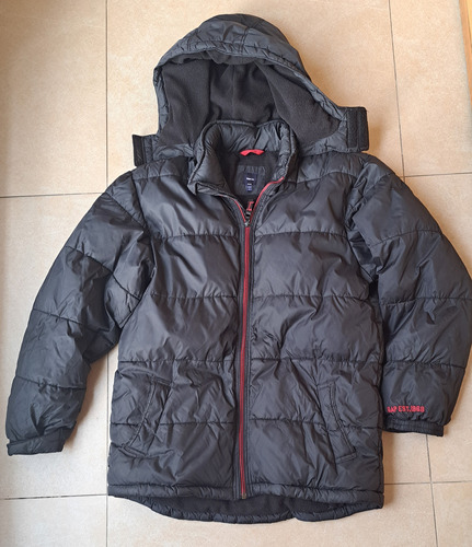 Campera Gap Kids Super Abrigo  T: Xxl ( 16 Años) Negra