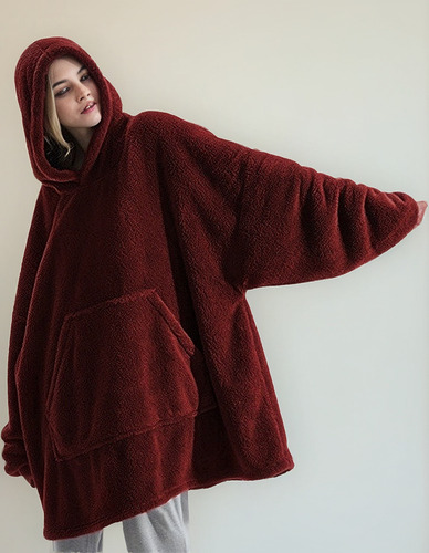 Sudadera Cobija Afelpada Calientita Suave Hoodie Capucha A