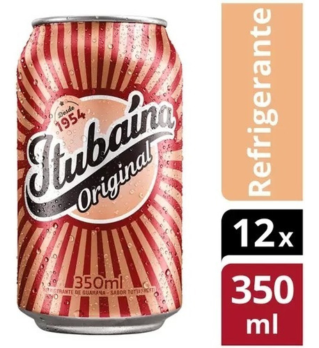 Refrigerante Tutti Frutti Itubaína Retrô Lata 350ml