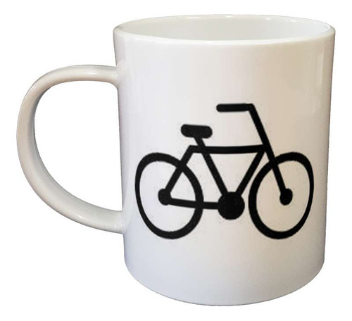 Taza De Plastico Bicicleta Logo Simple Estampado Ruedas